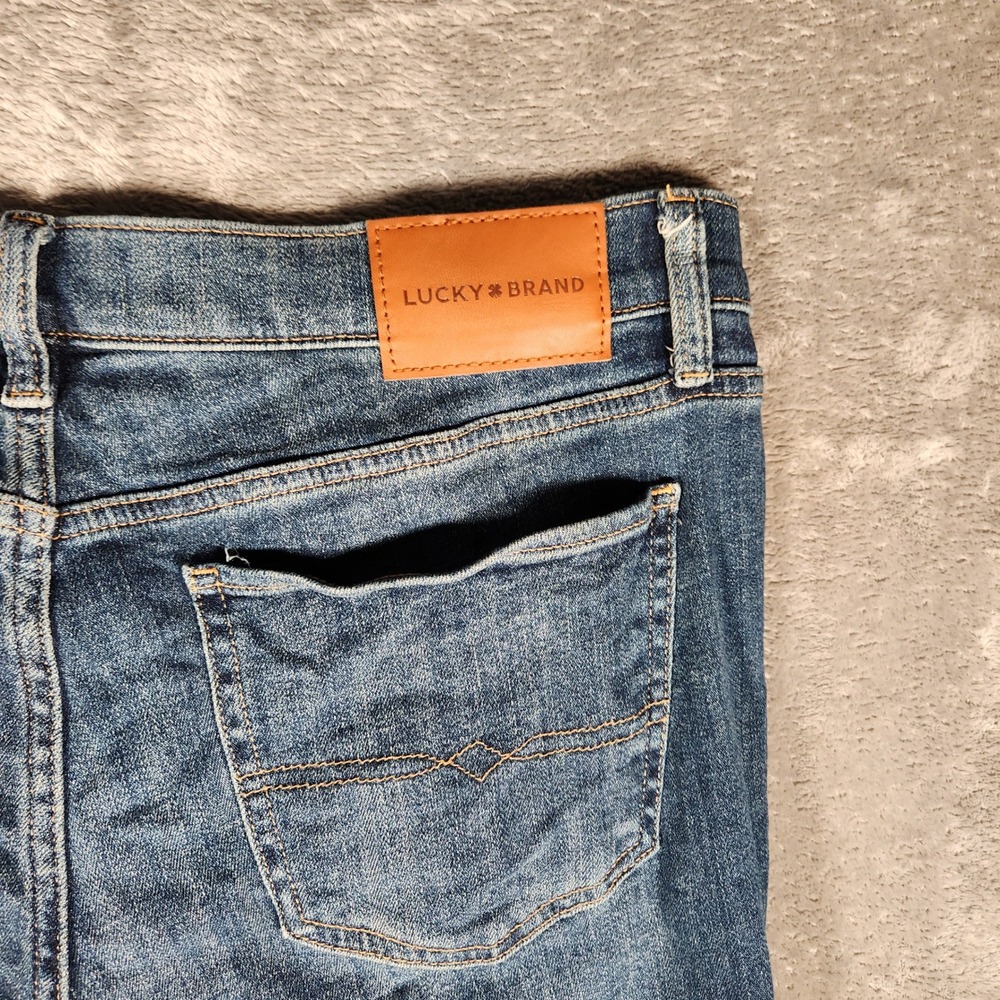 Lucky Brand Sweet Mid Rise Jeans Women's 31X31 Blue Excellent 7W12559 Straight - Picture 14 of 15